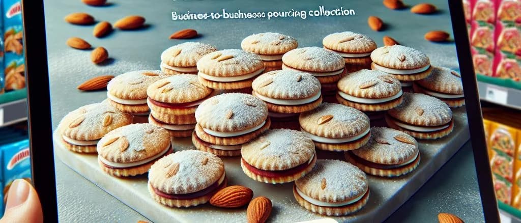Ricciarelli Italian almond cookies in elegant packaging with assorted variations