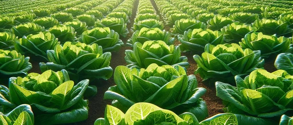 Fresh Romaine Lettuce variations with customizable packaging