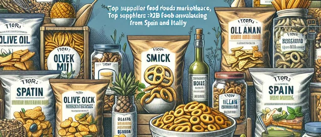 Assortment of savory products in various packaging options against a rustic wooden backdrop