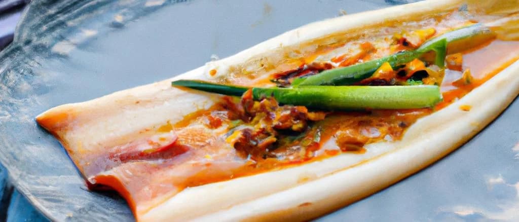 Various smoked haddock fillets on wooden board with seasoning