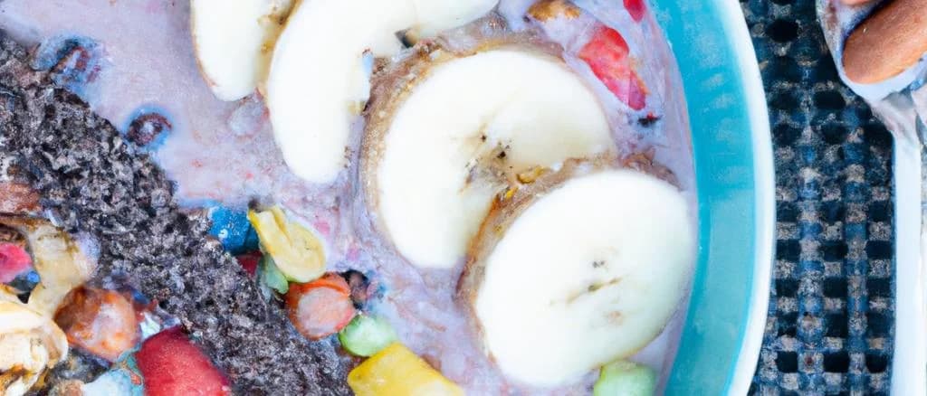 Various packaging options and types of soy flakes on wooden and industrial backgrounds