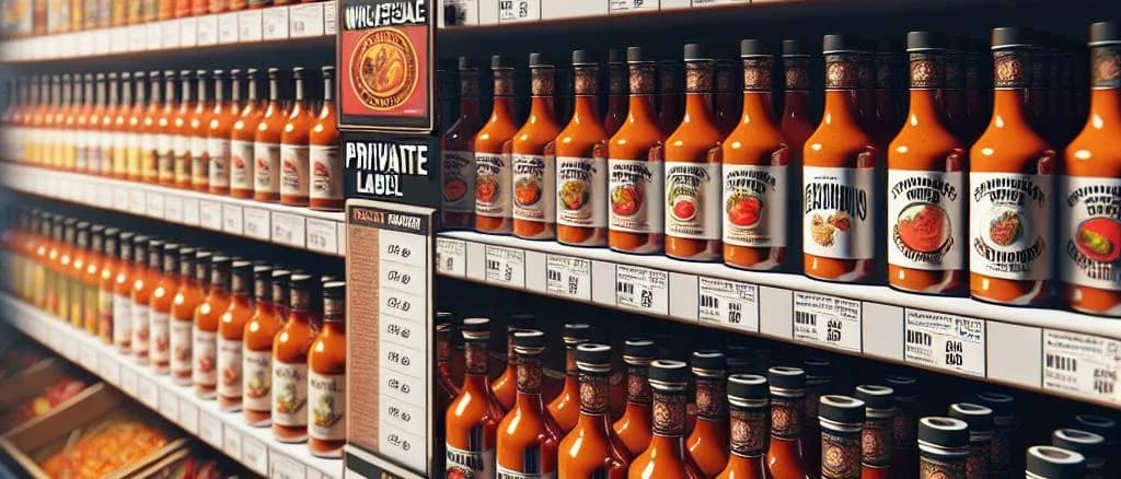 assorted spicy seasonings and sauces in vibrant packaging