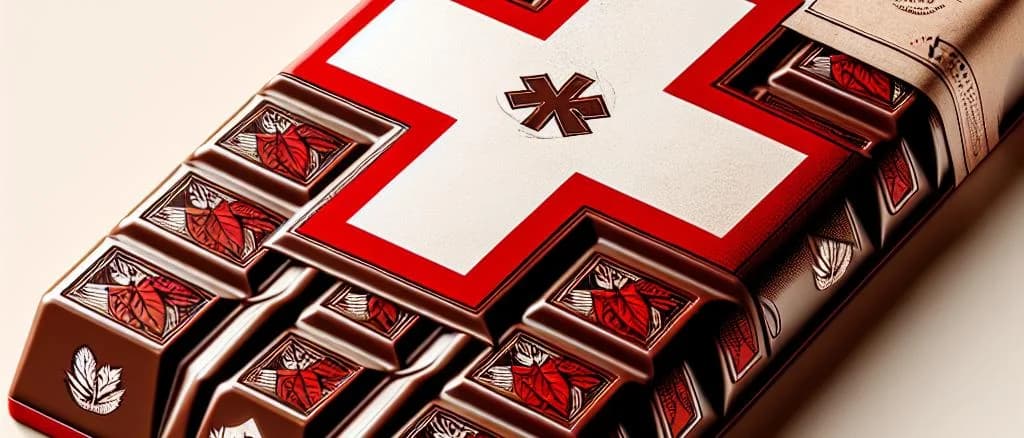 assorted Swiss chocolate variations with elegant packaging