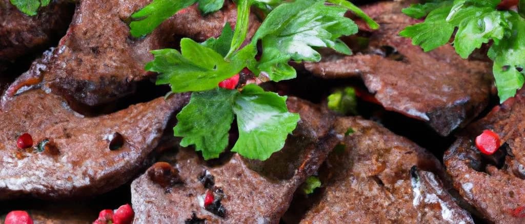 Variations of packaged turkey liver on assorted backgrounds