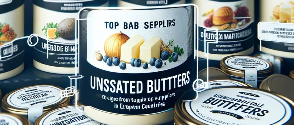 variety of unsalted butter blocks on wooden surface, different packaging