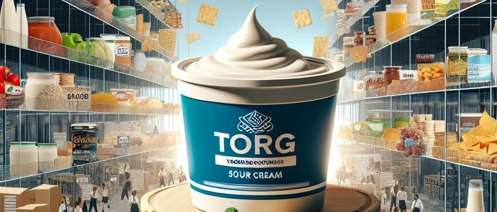 Vegan sour cream in various packaging styles against a natural background