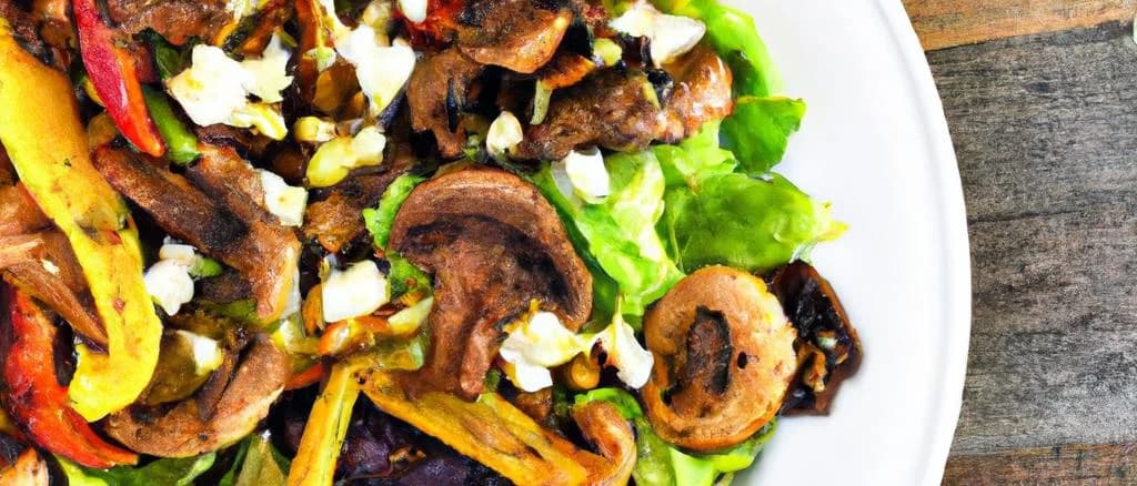 various vegetarian food options with eco-friendly packaging