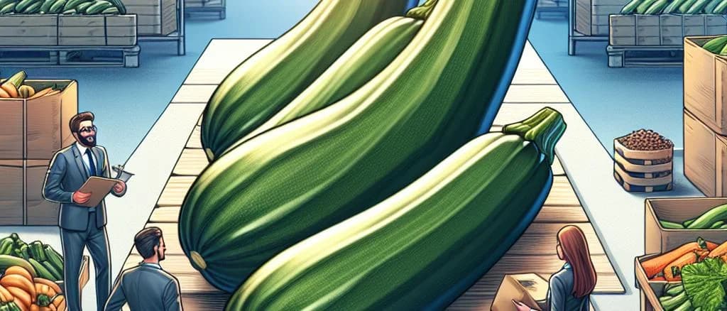 zucchini variations with vibrant backgrounds