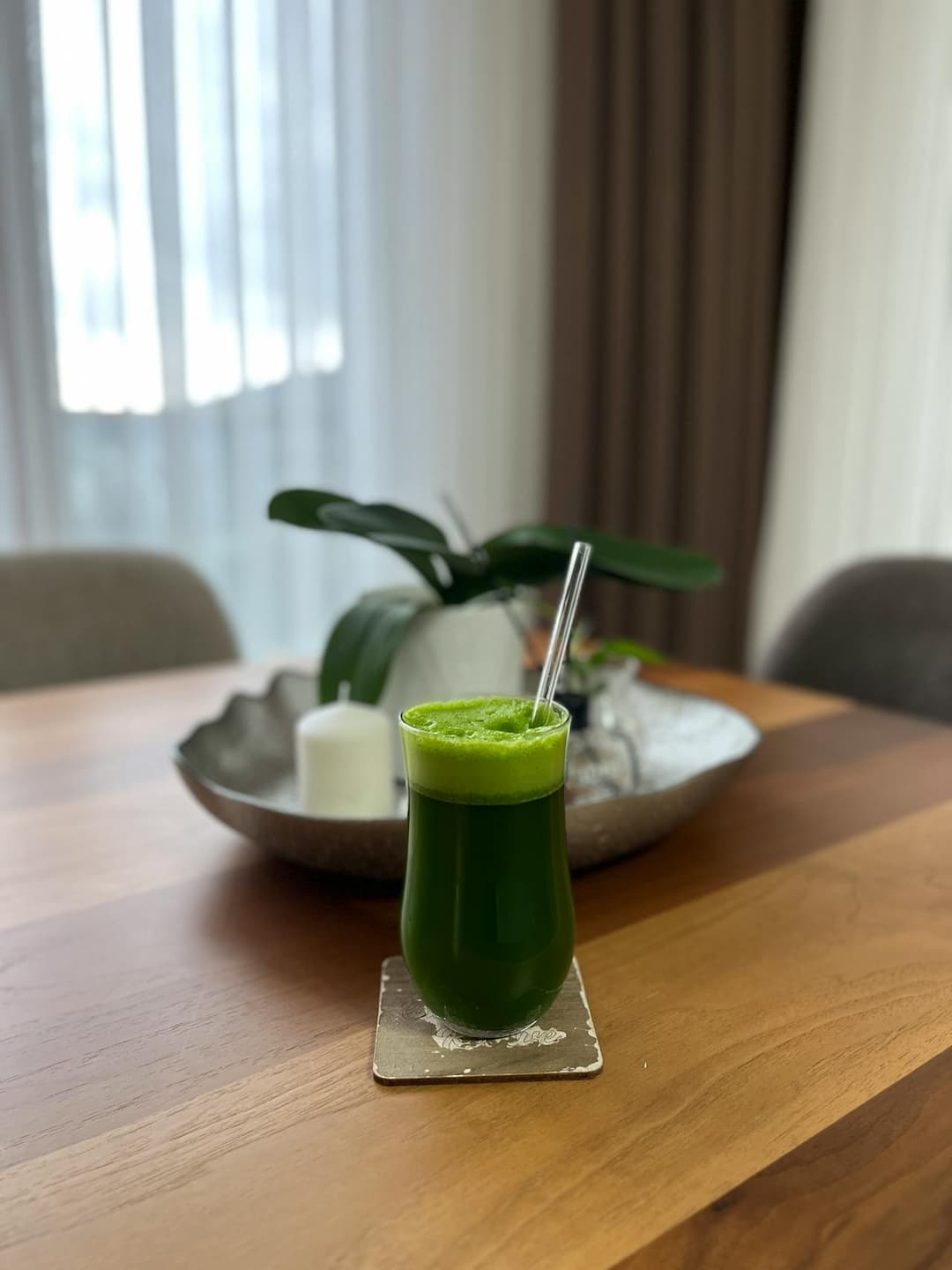 healthy drink on a table