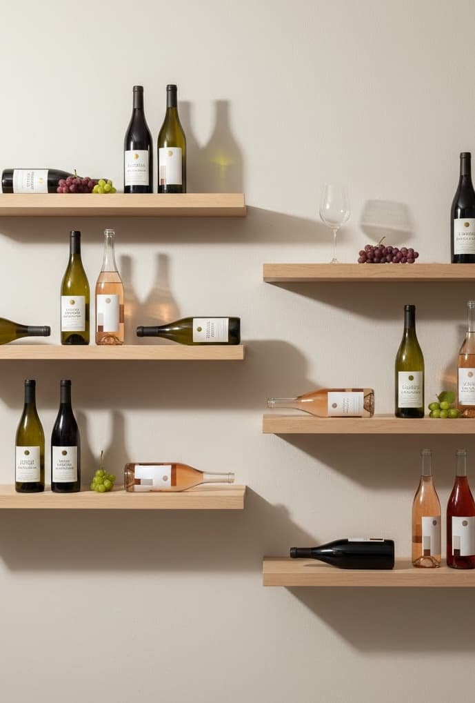 wine shelf