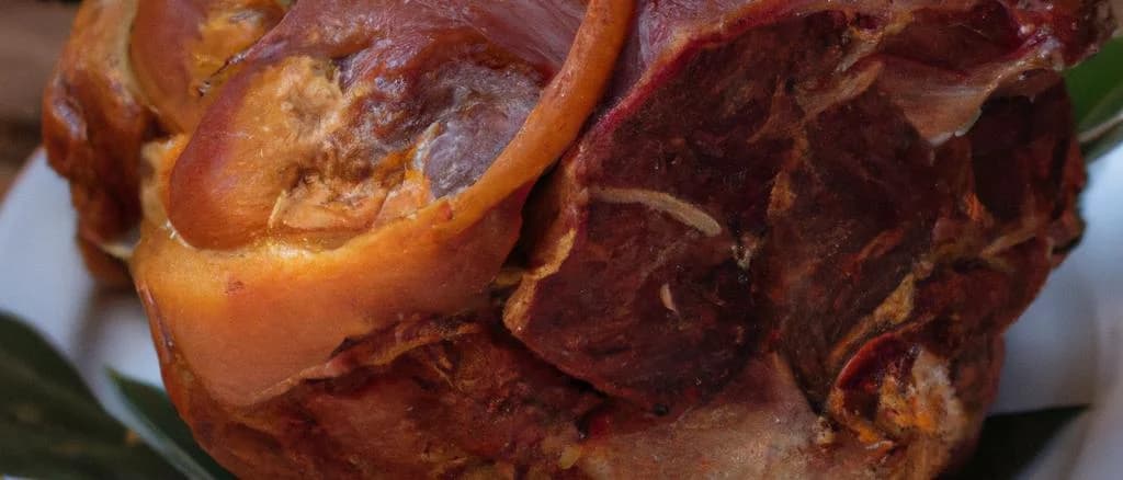 Braised Ham On The Bone image