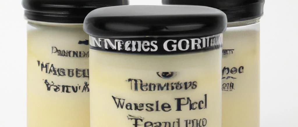 canned vanilla puddings variety, showcase on a shelf