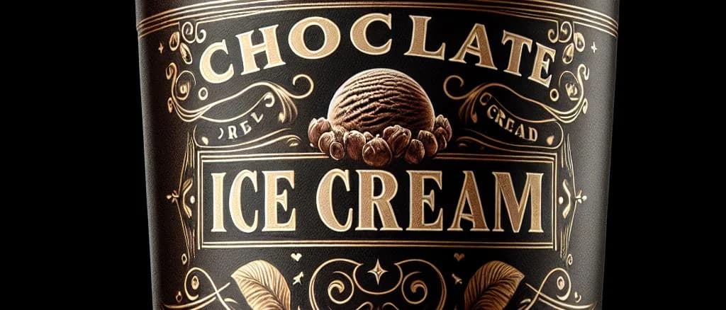 assorted chocolate ice cream tubs with various packaging designs