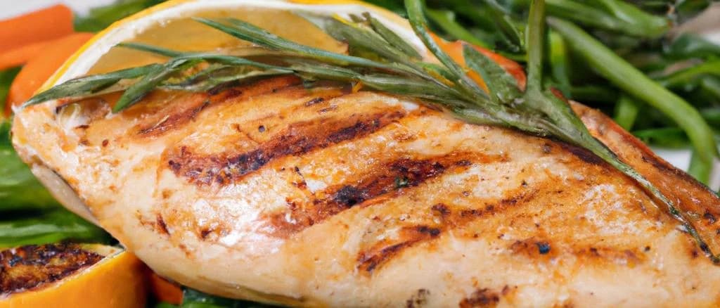 Cooked chicken breast without skin on various backgrounds