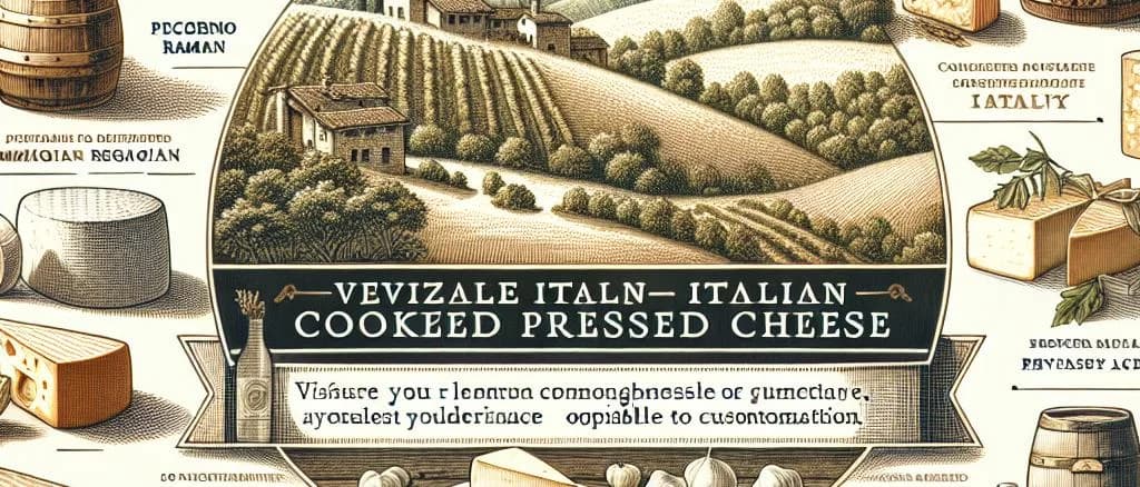 Assorted variations of cooked pressed cheeses on a wooden board showcasing texture and packaging options.