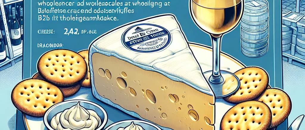 assortment of double cream cheese packages on wooden background