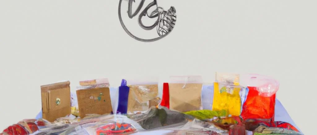 Assorted food and freezer bags in various sizes and packaging styles