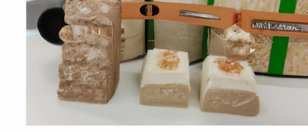 Nougats From Montélimar in various packaging styles and flavors on a rustic wooden background