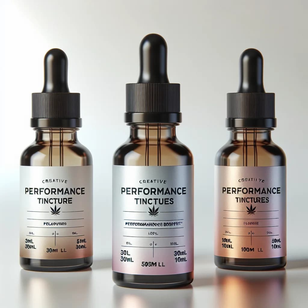 sleek-packaged-performance-tinctures-in-varied-bottle-sizes-and-flavors