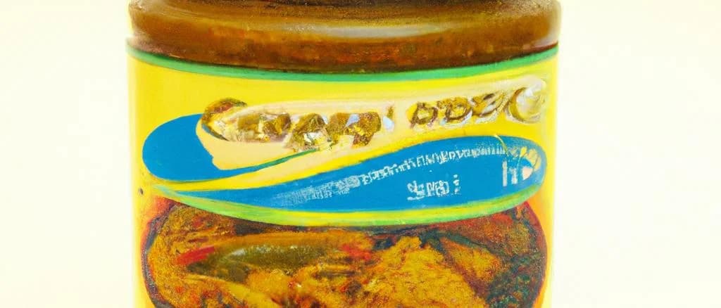 Various jars of Phanaeng Curry Paste with vibrant labels, on a spice-laden table