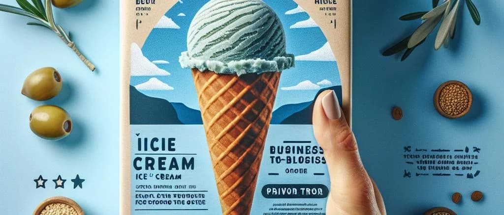 Assorted plant-based ice cream varieties with vibrant packaging on a stylish countertop