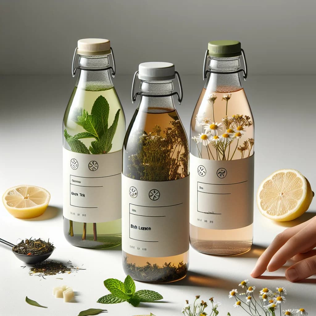 ready-to-drink-tea-assortment-in-minimalist-packaging