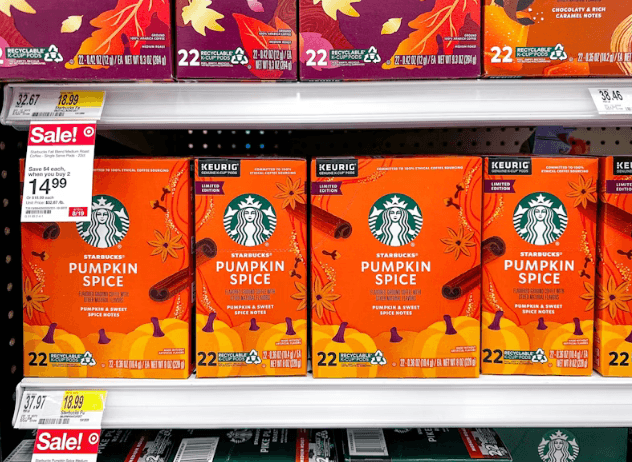 Target Pumpkin Spice Everything Seasonal Endcap