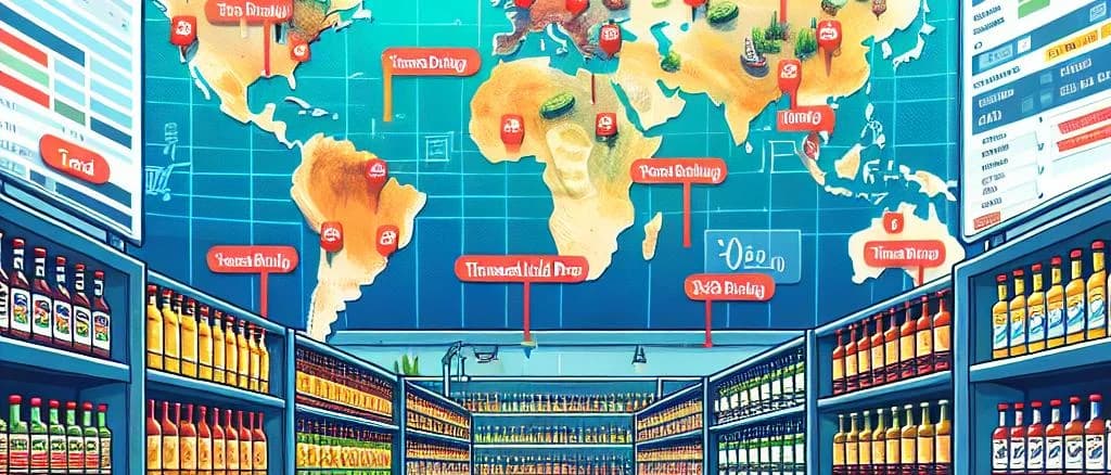 Thousand Island Dressing bottles in different packaging with vibrant backgrounds