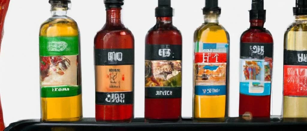 Topping sauce for pizza bottles with various flavors and packaging designs