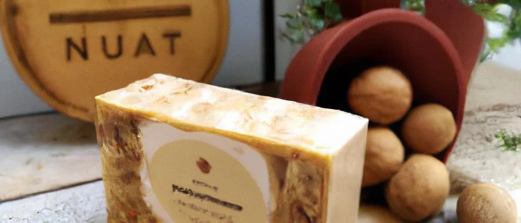 Selection of walnut creme turrón with elegant packaging and diverse backgrounds