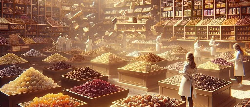 variety of white chocolate bars with dried fruits in elegant packaging