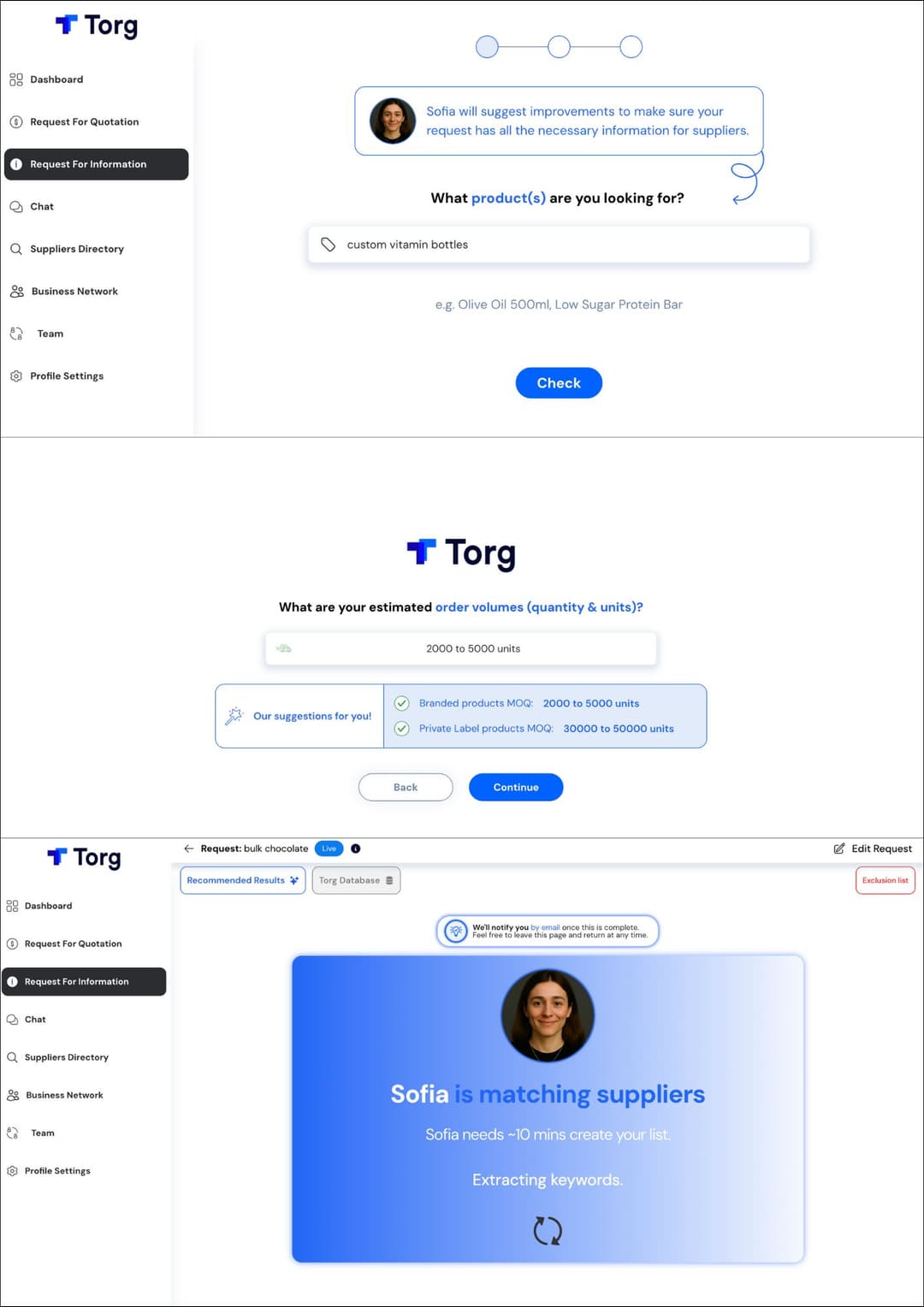cutom vitamin bottles rfq torg